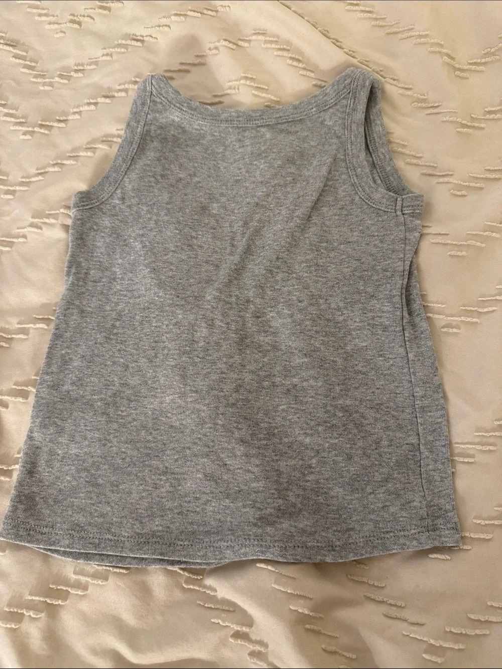 Kids Gray Tank Top - Classic Sleeveless Tank Top